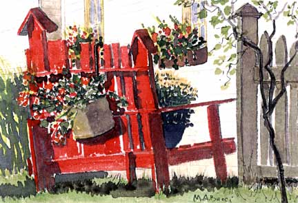 Susie's Garden Bench